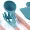 MegaChef Light Teal Silicone & Wood Cooking Utensils Set, 9ct.